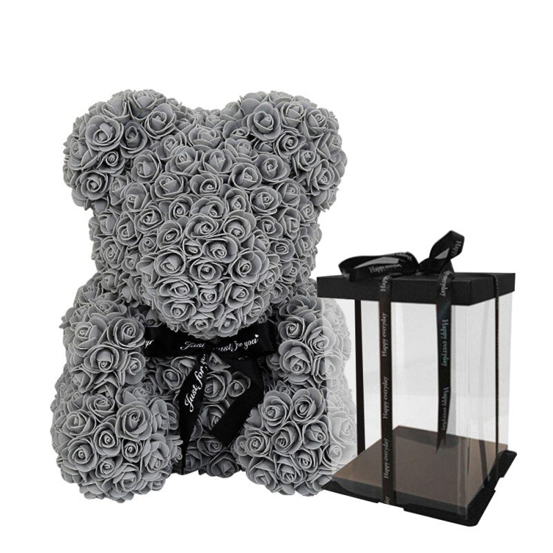 Red Rose Teddy Bear - foxberryparkproducts