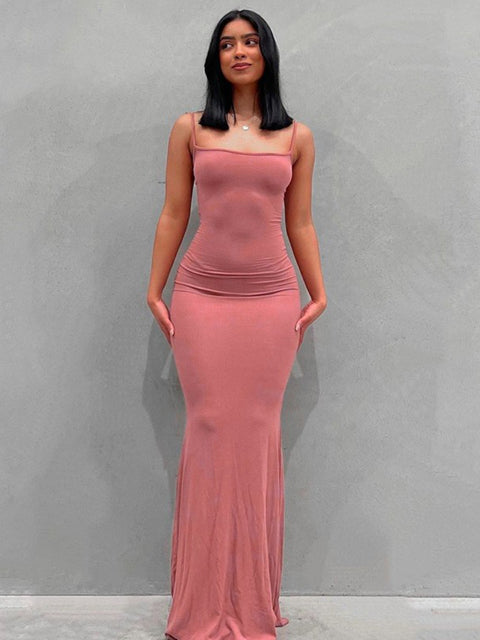 Backless Long Maxi Dress - foxberryparkproducts
