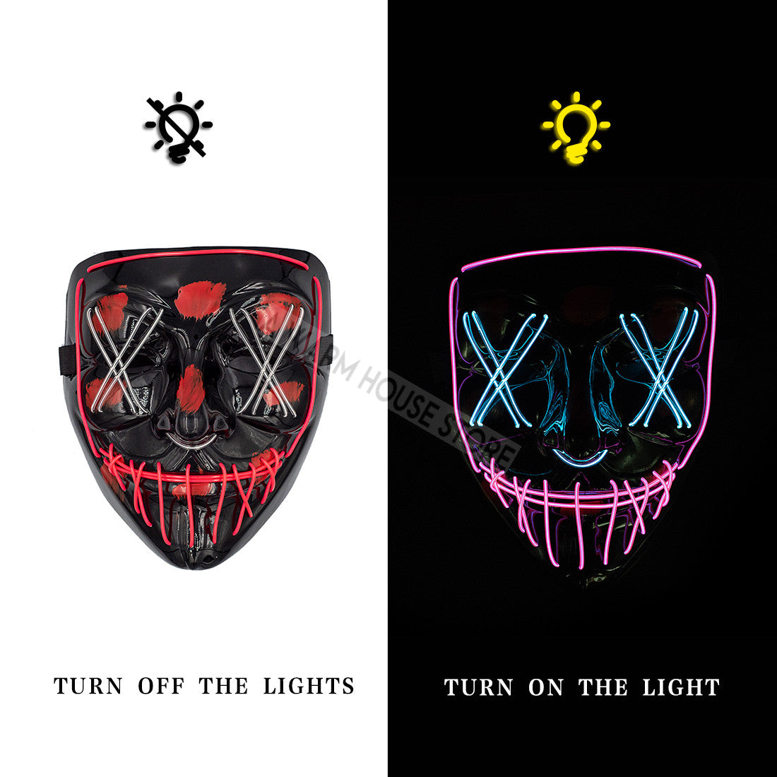 HALLOWEEN LED MASK - foxberryparkproducts
