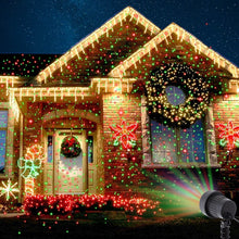 Load image into Gallery viewer, Christmas Laser Projector Stars Red Green Blue Showers lights Outdoor - foxberryparkproducts

