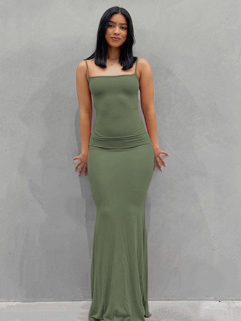 Backless Long Maxi Dress - foxberryparkproducts