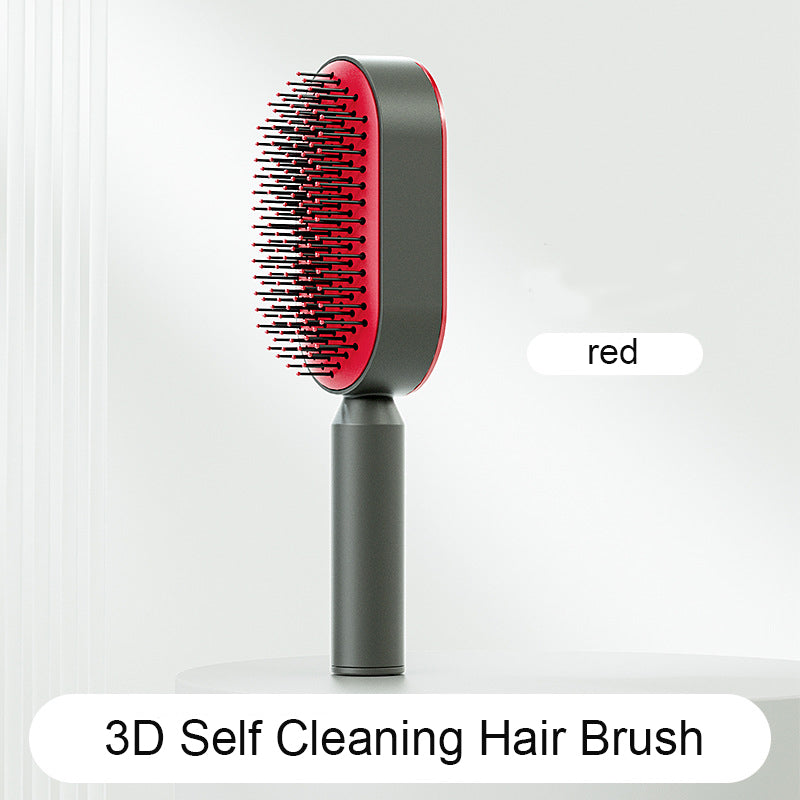 Self Cleaning Hair Brush For Women - foxberryparkproducts