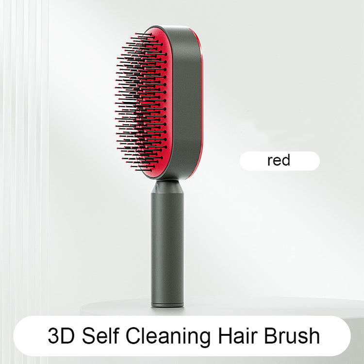 Self Cleaning Hair Brush For Women - foxberryparkproducts