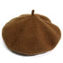 Autumn Winter Hat 100%  Wool Thick  Berets French Artist Beret - foxberryparkproducts