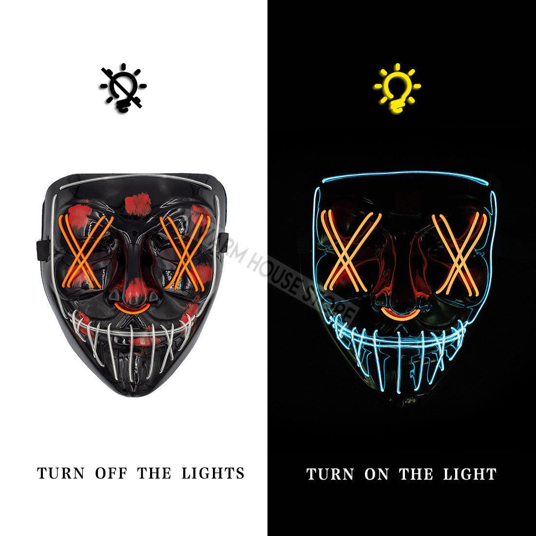 HALLOWEEN LED MASK - foxberryparkproducts