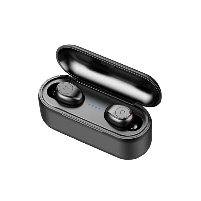 New F9 Wireless Headphones Bluetooth 5.0 Earphone TWS HIFI Mini In-ear Sports Running Headset Support iOS/Android Phones HD Call - foxberryparkproducts
