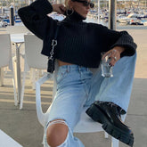 Ripped Flare Pants - foxberryparkproducts