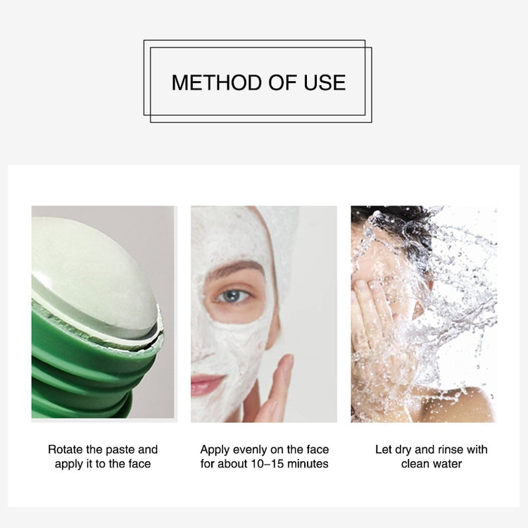 Green Tea Cleansing Clay Stick Mask Acne Cleansing Beauty Skin Green Tea Moisturizing Hydrating Whitening Care Face - foxberryparkproducts