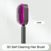 Self Cleaning Hair Brush For Women - foxberryparkproducts