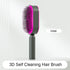 Self Cleaning Hair Brush For Women - foxberryparkproducts