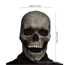 Load image into Gallery viewer, Full Head Skull Skeleton Mask Halloween Costume - foxberryparkproducts
