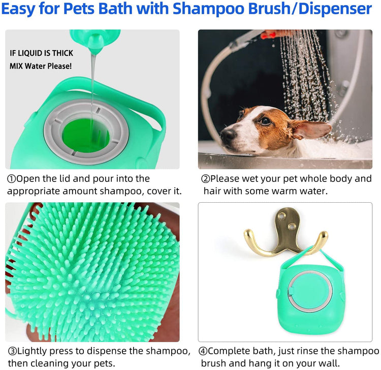 Pet Shampoo Brush - foxberryparkproducts