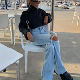 Ripped Flare Pants - foxberryparkproducts