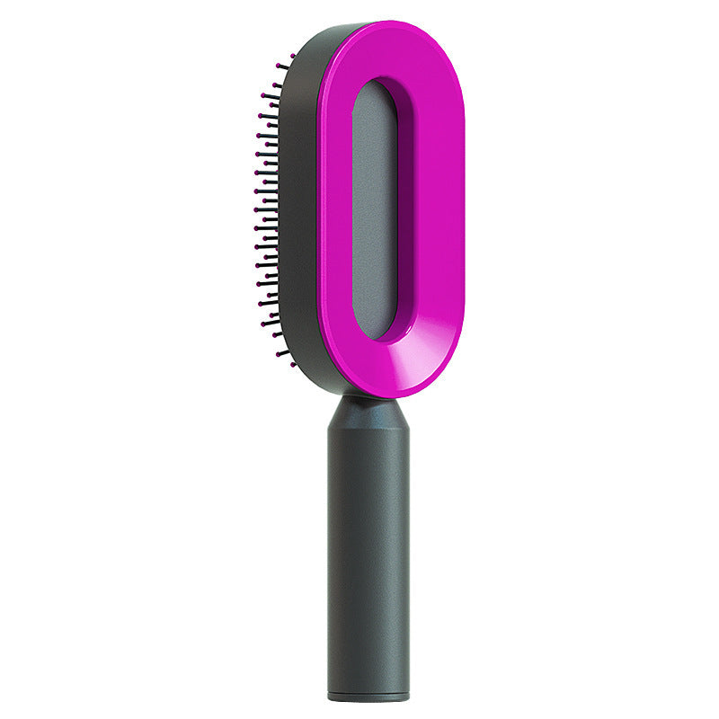 Self Cleaning Hair Brush For Women - foxberryparkproducts