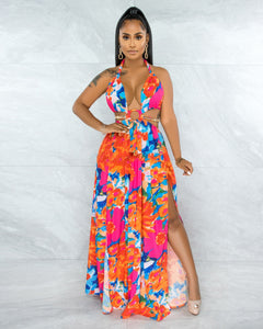 Floral Print Summer Dress - foxberryparkproducts