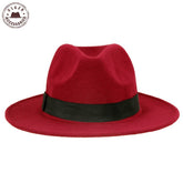 Vintage Unisex Wool Jazz Fedora Hat for Women and Men - foxberryparkproducts