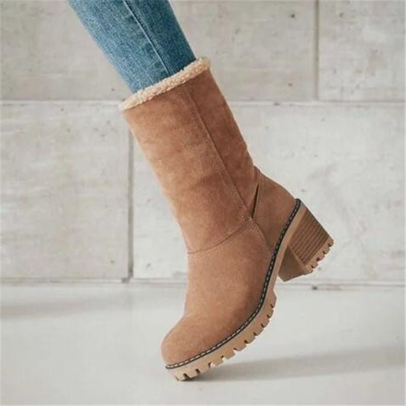 Women's Winter Fur Warm Snow Boots - foxberryparkproducts