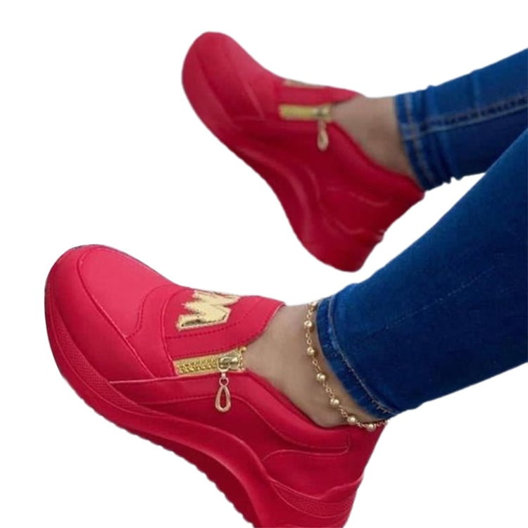 Women Casual Platform Sneakers - foxberryparkproducts