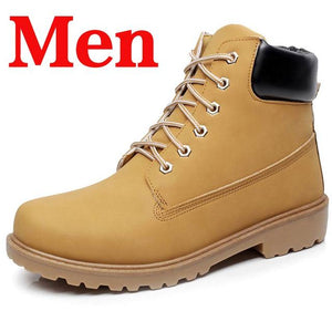 Winter Men Boots PU Outdoor Snow Ankle Boots - foxberryparkproducts