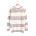 New Women's Sweater Sweater Loose Round Neck Pullover Bottoming Sweater - foxberryparkproducts
