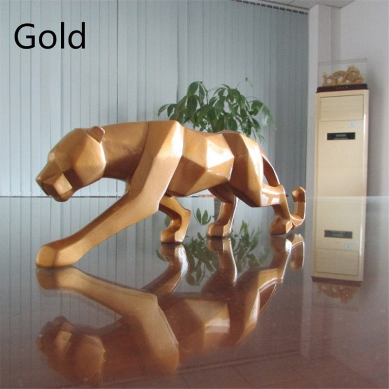 Leopard Statue Figurine Ornament - foxberryparkproducts