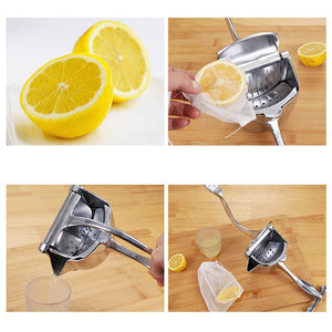 Manual Juicer Pomegranate Juice Squeezer Pressure Lemon Sugar Cane Juice Kitchen Aluminum Alloy Fruit Tool Orange Hand-Pressure - foxberryparkproducts