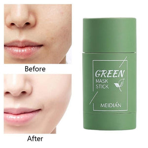 Green Tea Cleansing Clay Stick Mask Acne Cleansing Beauty Skin Green Tea Moisturizing Hydrating Whitening Care Face - foxberryparkproducts