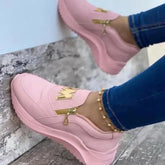 Women Casual Platform Sneakers - foxberryparkproducts