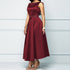Vintage Elegant Sleeveless Dress - foxberryparkproducts