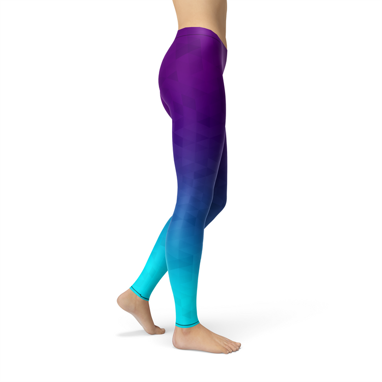 Avery Deep Sea Triangles Leggings - foxberryparkproducts