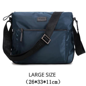 Waterproof Shoulder Bag Men Vintage Large Capacity - foxberryparkproducts