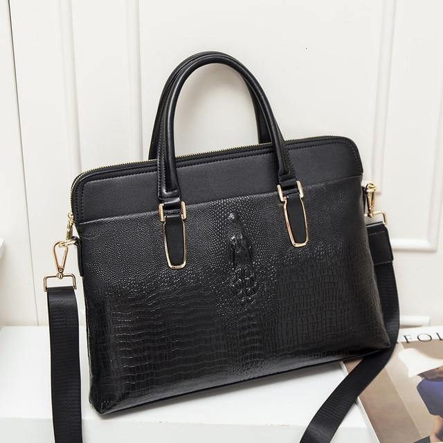 Classy Women's Leather  Laptop Briefcase - foxberryparkproducts