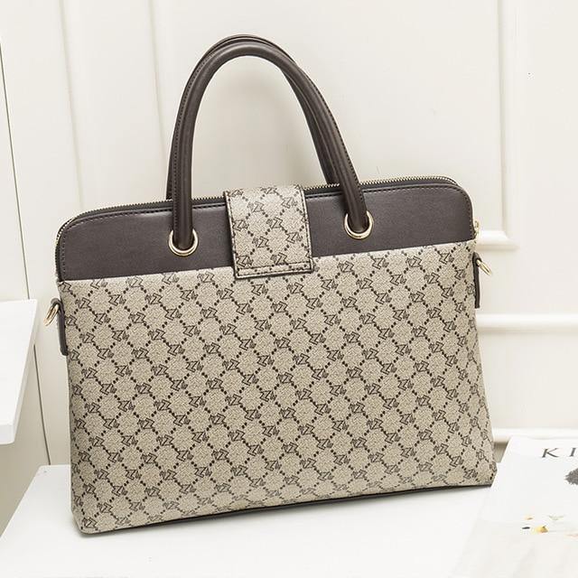 Classy Women's Leather  Laptop Briefcase - foxberryparkproducts