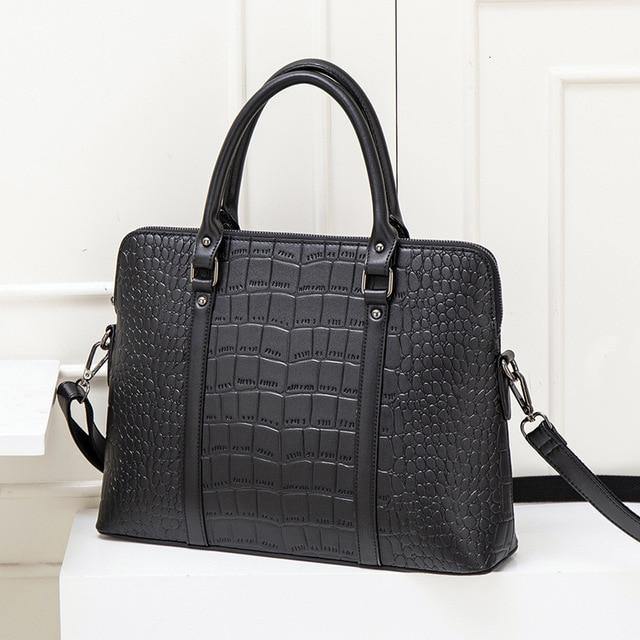 Classy Women's Leather  Laptop Briefcase - foxberryparkproducts
