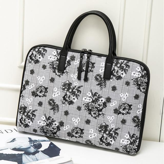 Classy Women's Leather  Laptop Briefcase - foxberryparkproducts