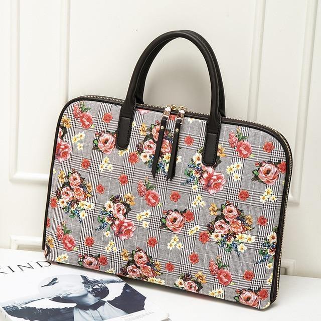 Classy Women's Leather  Laptop Briefcase - foxberryparkproducts