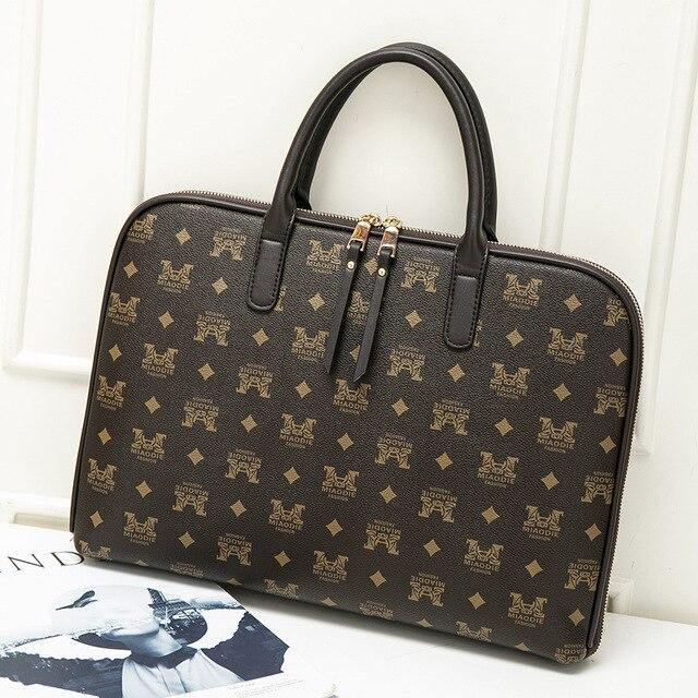 Classy Women's Leather  Laptop Briefcase - foxberryparkproducts