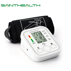 Portable Digital Tonometer Upper Arm Blood Pressure Heartbeat - foxberryparkproducts
