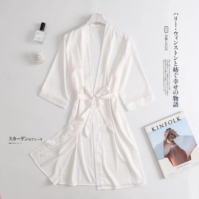 Jrmissli custom Personality wedding robes for bridesmaids and bride - foxberryparkproducts