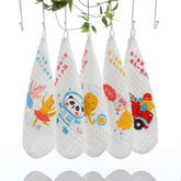 5pcs/lot Baby Towel 6 Layers Muslin Newborn Baby Soft Handkerchief - foxberryparkproducts