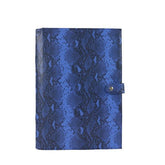 Monogrammed Note Pad Document Bag Embossed Python Pattern - foxberryparkproducts