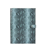 Monogrammed Note Pad Document Bag Embossed Python Pattern - foxberryparkproducts