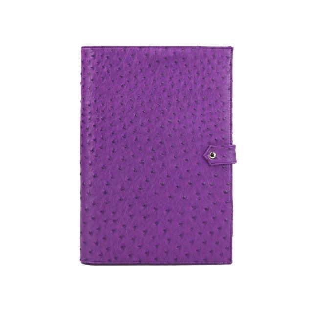 Monogrammed Note Pad Document Bag Embossed Python Pattern - foxberryparkproducts