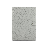 Monogrammed Note Pad Document Bag Embossed Python Pattern - foxberryparkproducts