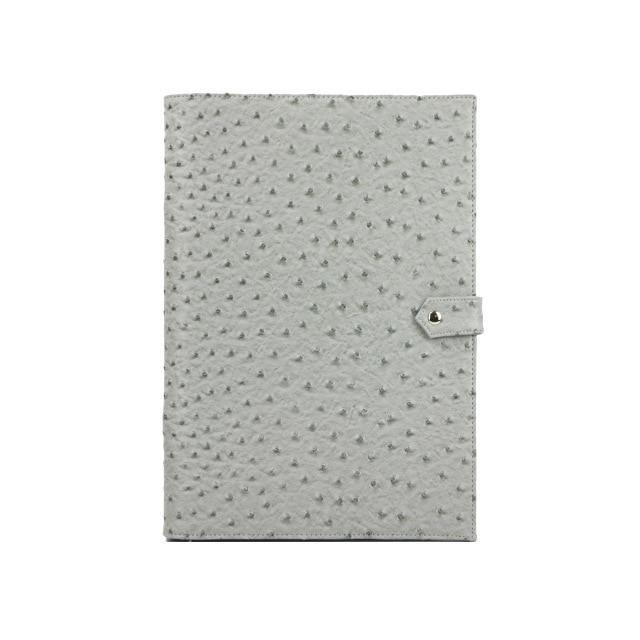 Monogrammed Note Pad Document Bag Embossed Python Pattern - foxberryparkproducts