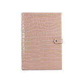 Monogrammed Note Pad Document Bag Embossed Python Pattern - foxberryparkproducts