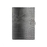 Monogrammed Note Pad Document Bag Embossed Python Pattern - foxberryparkproducts