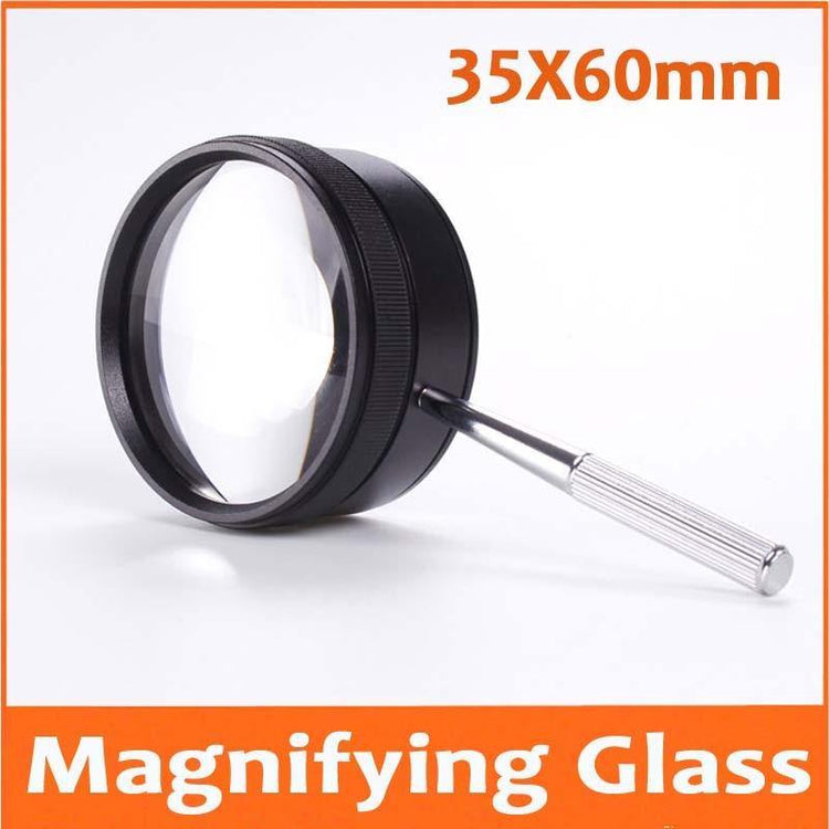 35 Tims 60mm Metal Pocket Handheld Magnifier - foxberryparkproducts