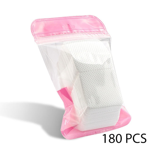 Lint-Free Nail Polish Remover Cotton Wipes - foxberryparkproducts