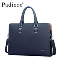 Padieoe Luxury Brand Genuine Leather Fashion Men's Laptop Briefcase - foxberryparkproducts
